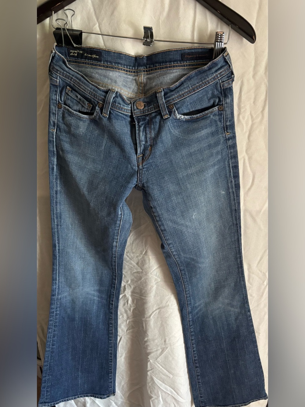 Citizens of humanity low waist flared jeans - Classic Mid Wash